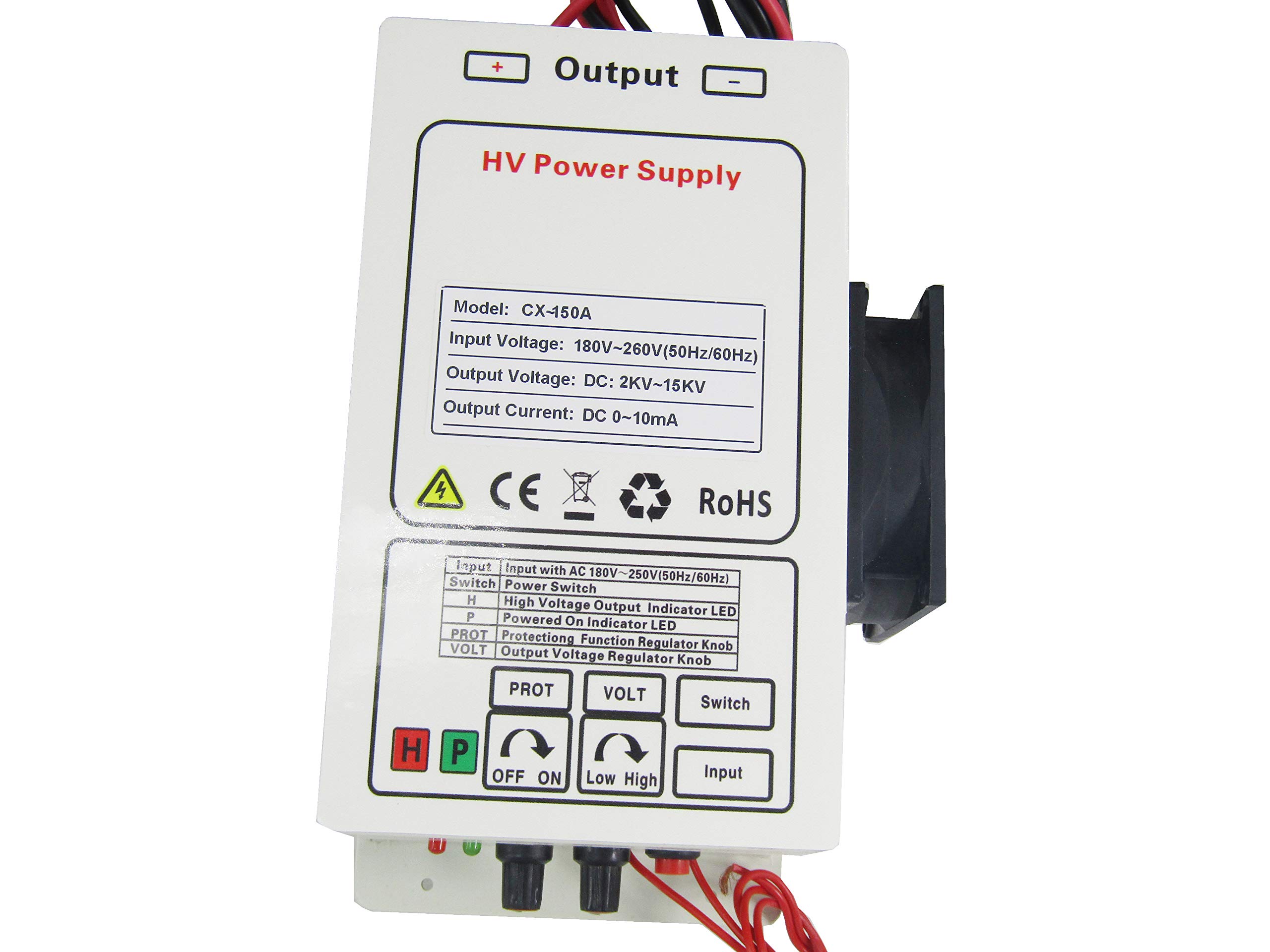 High Voltage Electrostatic Precipitator Power Supply with150W 15KV High Voltage Generator High Voltage Source