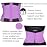 TESETON Back Support Brace Belt for Men & Women, Breathable Lumbar Support Belt, scoliosis back brace, Waist Relax Lower Back Pain & Sciatica Pain Relief with 8 reinforced Bones 02 Purple-XXL