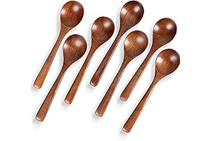 Multipurpose Wooden Soup Spoons (7 Pack)