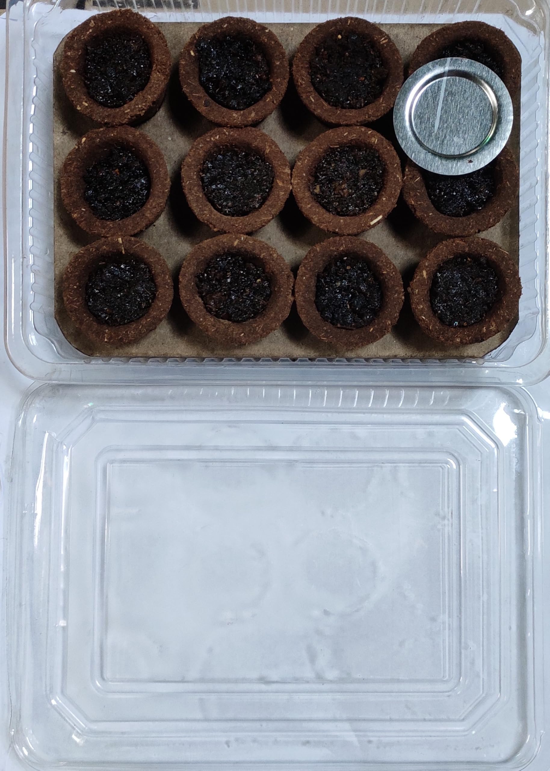 Organic Havan Cups Sambrani Dhoop Cups with Cow Dung and Guggal/Loban, Jumbo Size, 24 Pieces Cup, for Pooja and Festivals, Pack of 2 (12 Cups/Pack + 1 Burner Plate/Pack)-picture-24