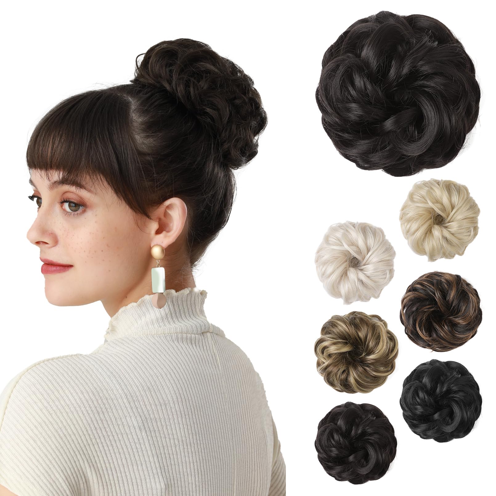 REECHO Messy Bun Hair Piece