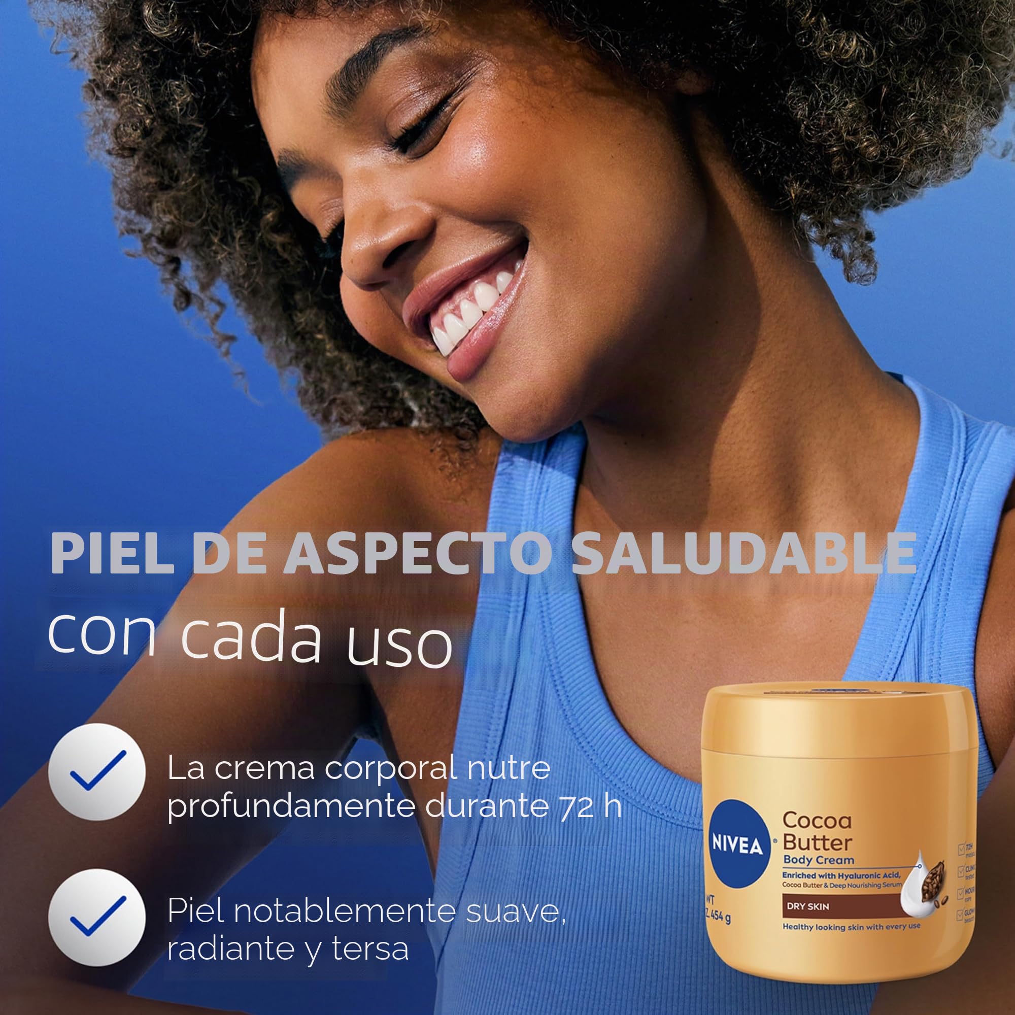 Nivea Crema corporal de manteca de cacao, 15 onzas