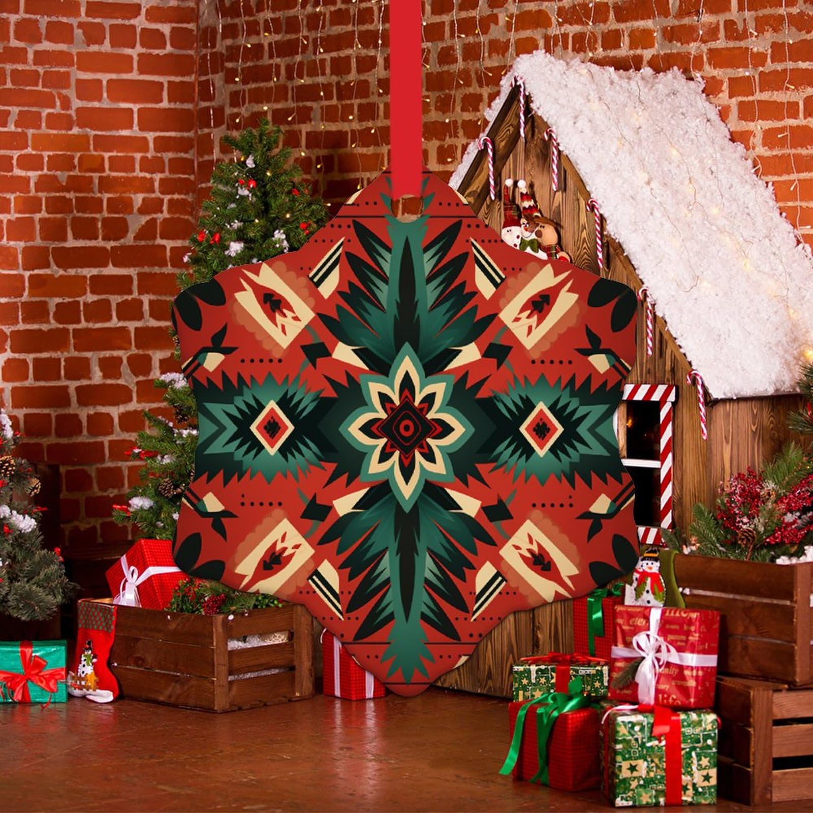 Amazon.com: WoGuangis Geometric Kilim Moroccan Christmas Tree