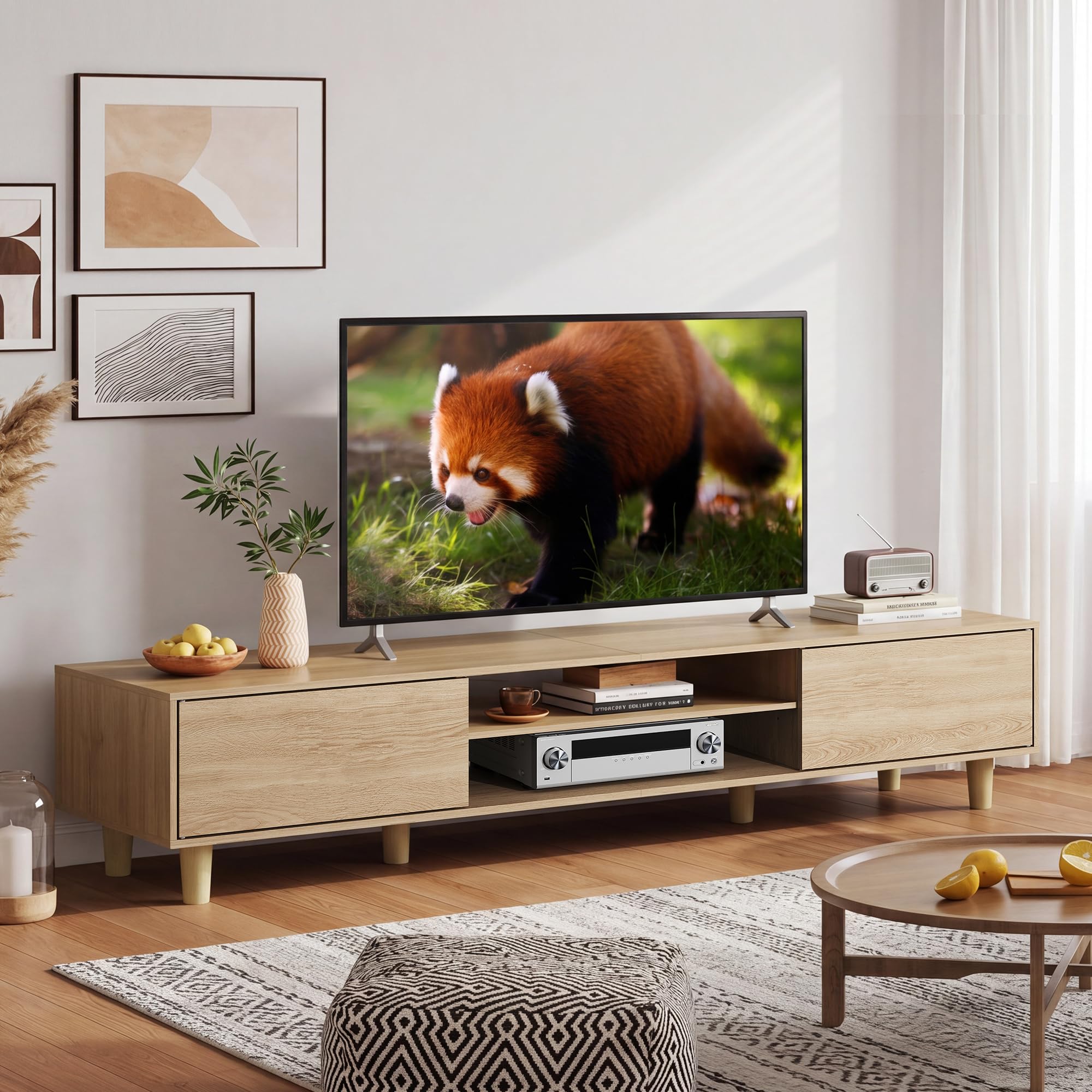 Amazon｜WLIVE テレビ台 扉付き テレビボード 32-65型対応 幅180cm
