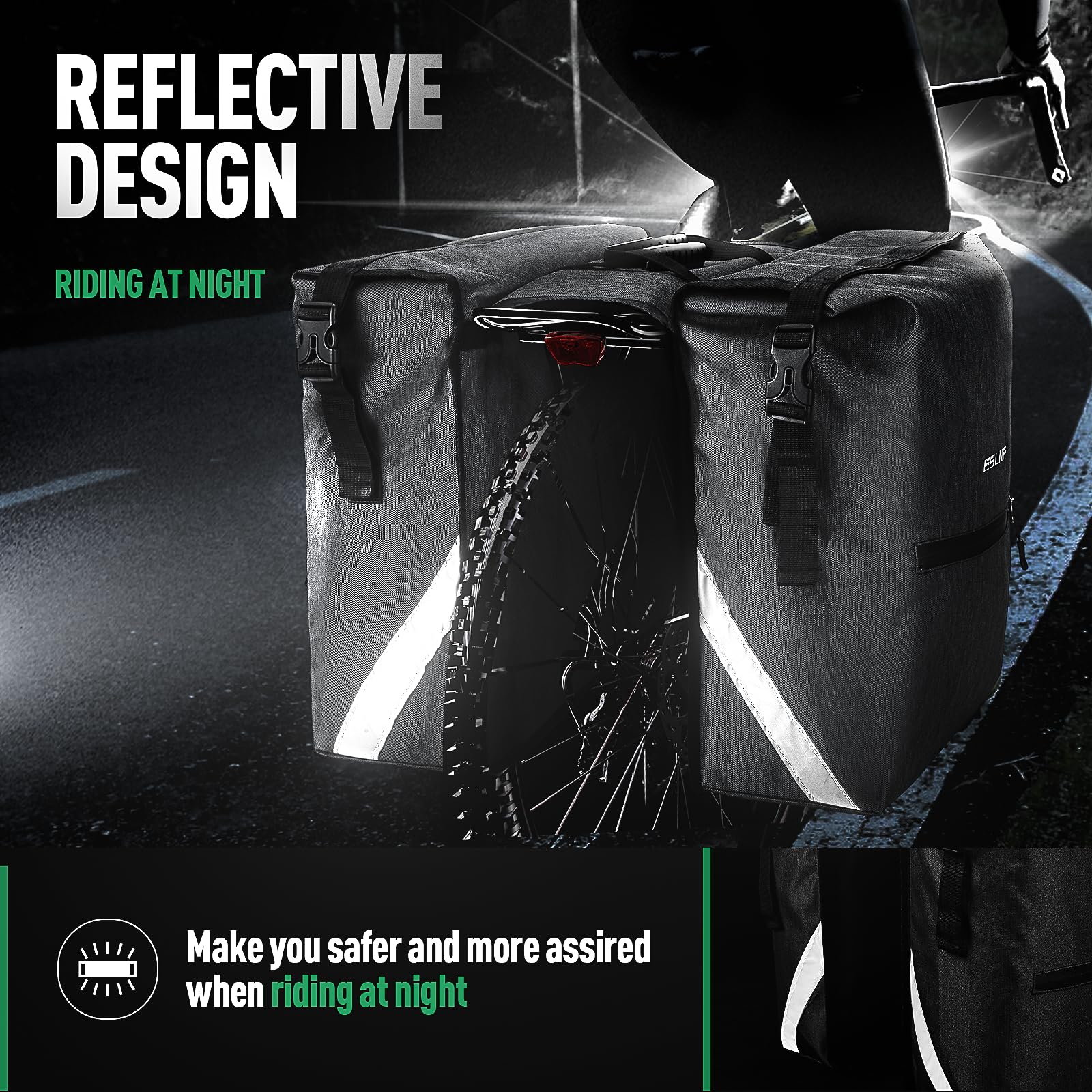 Sac De Transport Pour Vélo - Étui étanche 420D PU - Noir - Sans Marque