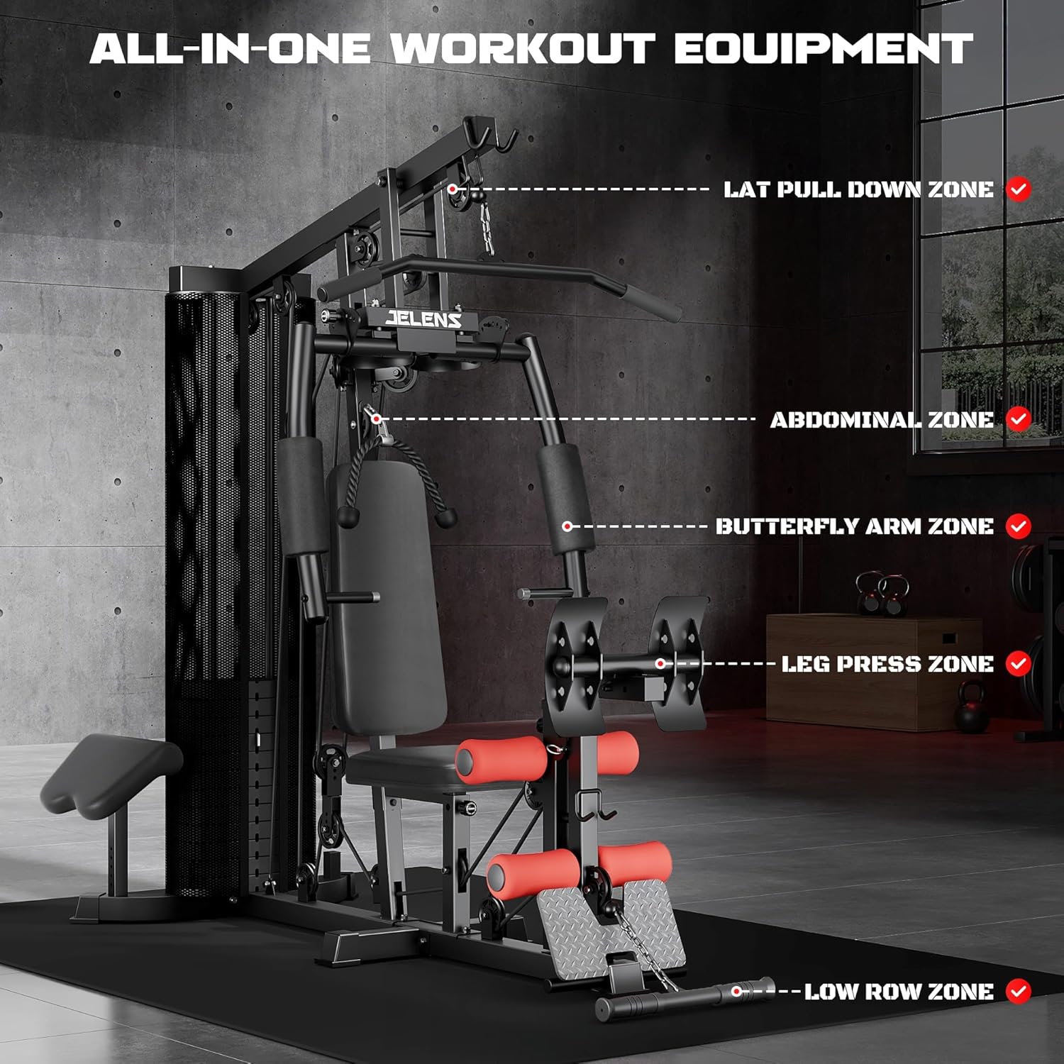 Durability features of JELENS H11 Home Gym