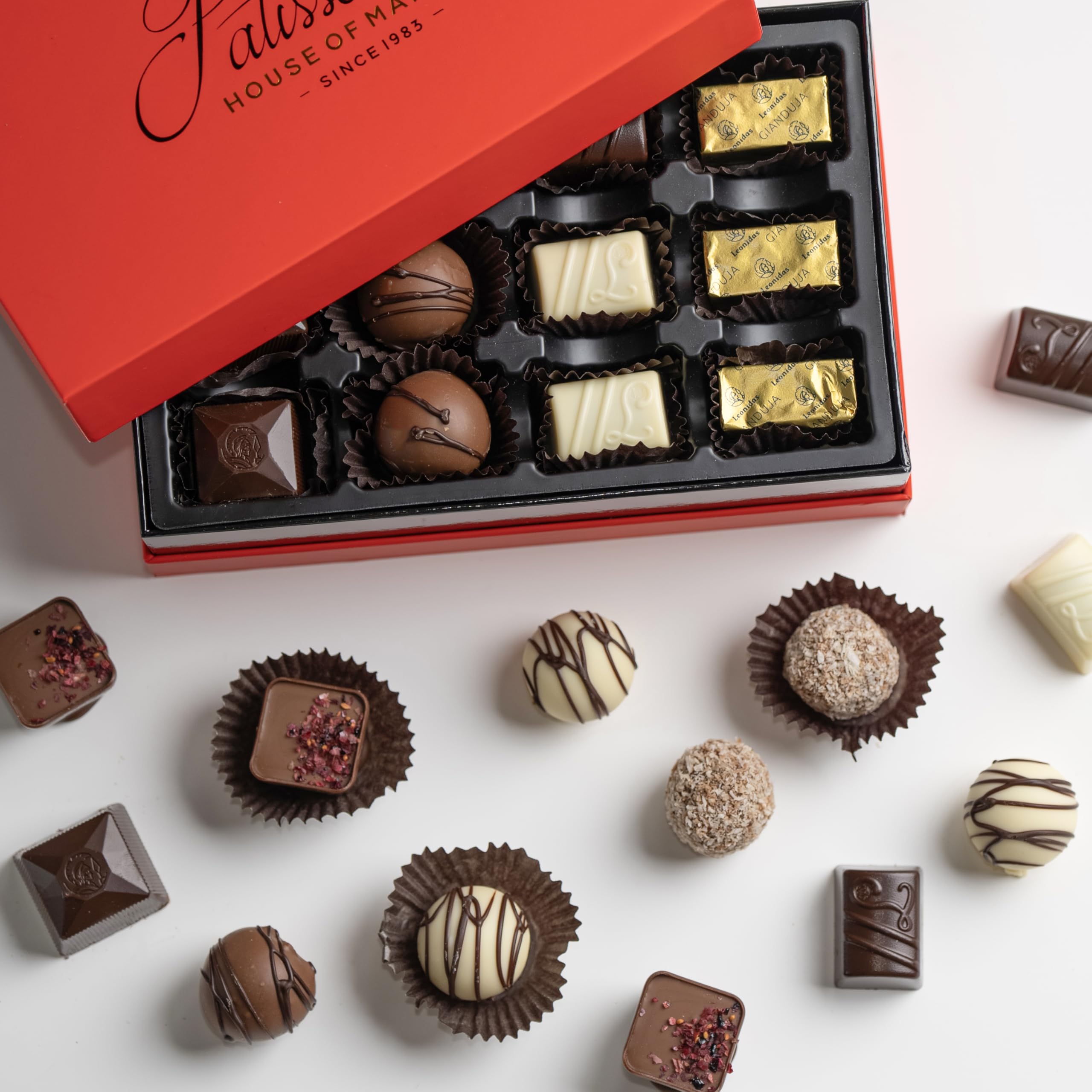 MARKY'S Belgian Chocolates Gift Box – 24 pcs (Pack of 1) – Assorted Chocolate Holiday Box Gourmet Gift