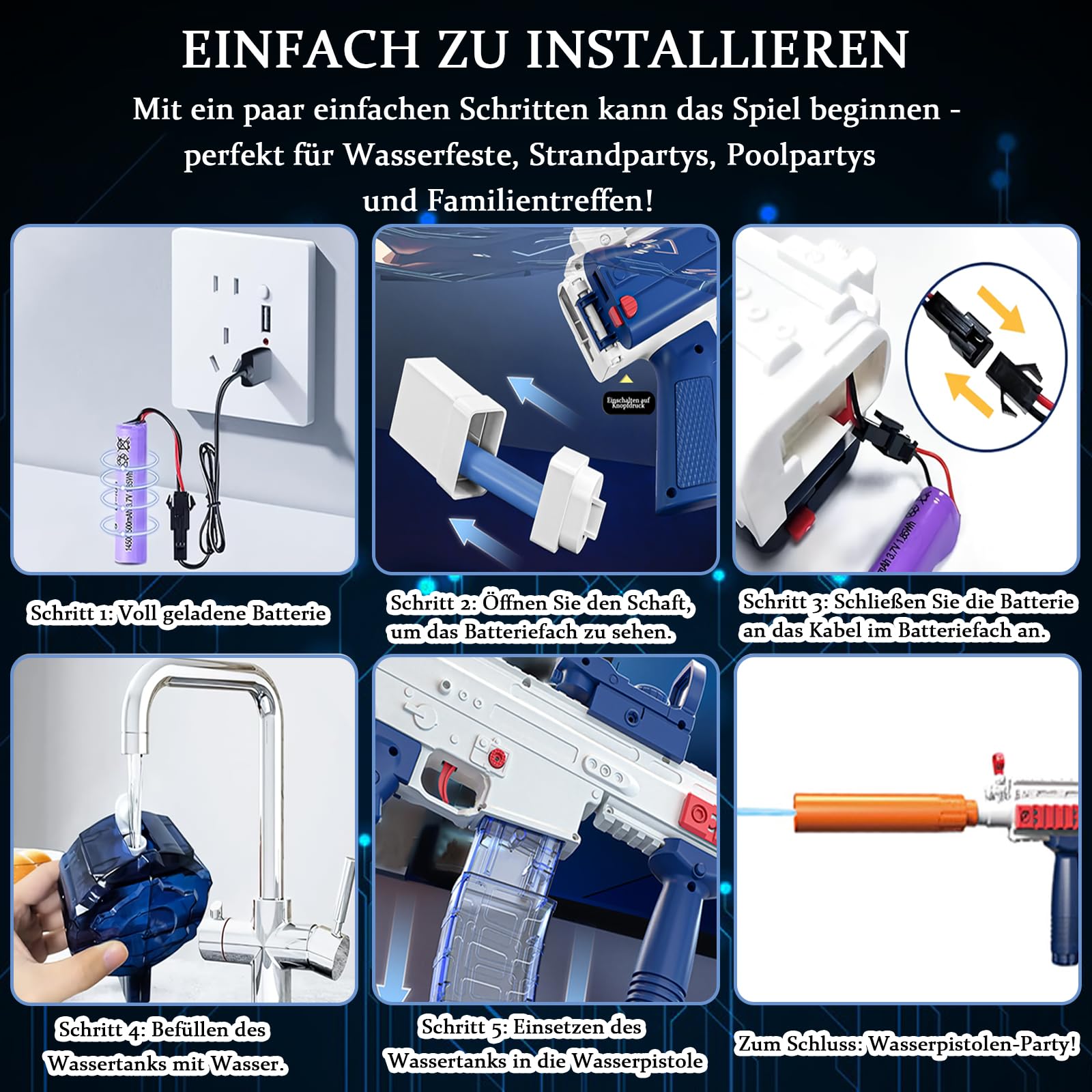 Nieuwe Elektrische Waterpistolen Voor Kinderen Volwassene Automatische Squirt Guns Water Soaker Gun Toy Voor Zwembad Party Beach Outdoor Activiteit Nieuwe Elektrische Waterpistolen Voor Kinderen Volwassene Automatische Squirt Guns Water Soaker Gun Toy Voor Zwembad Party Beach Outdoor Activiteit