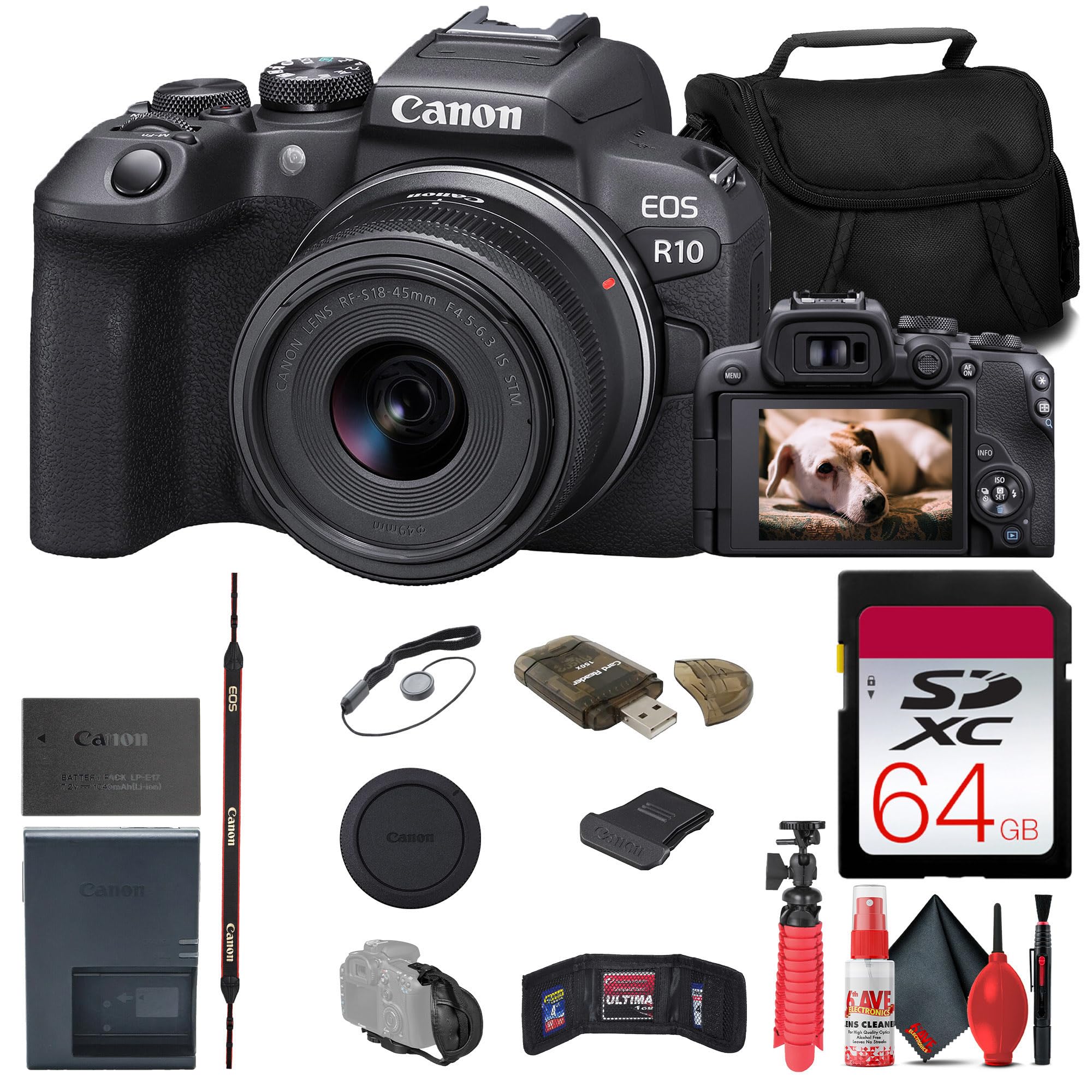 Amazon.com : Canon EOS R10 Mirrorless Camera with 18-45mm Lens