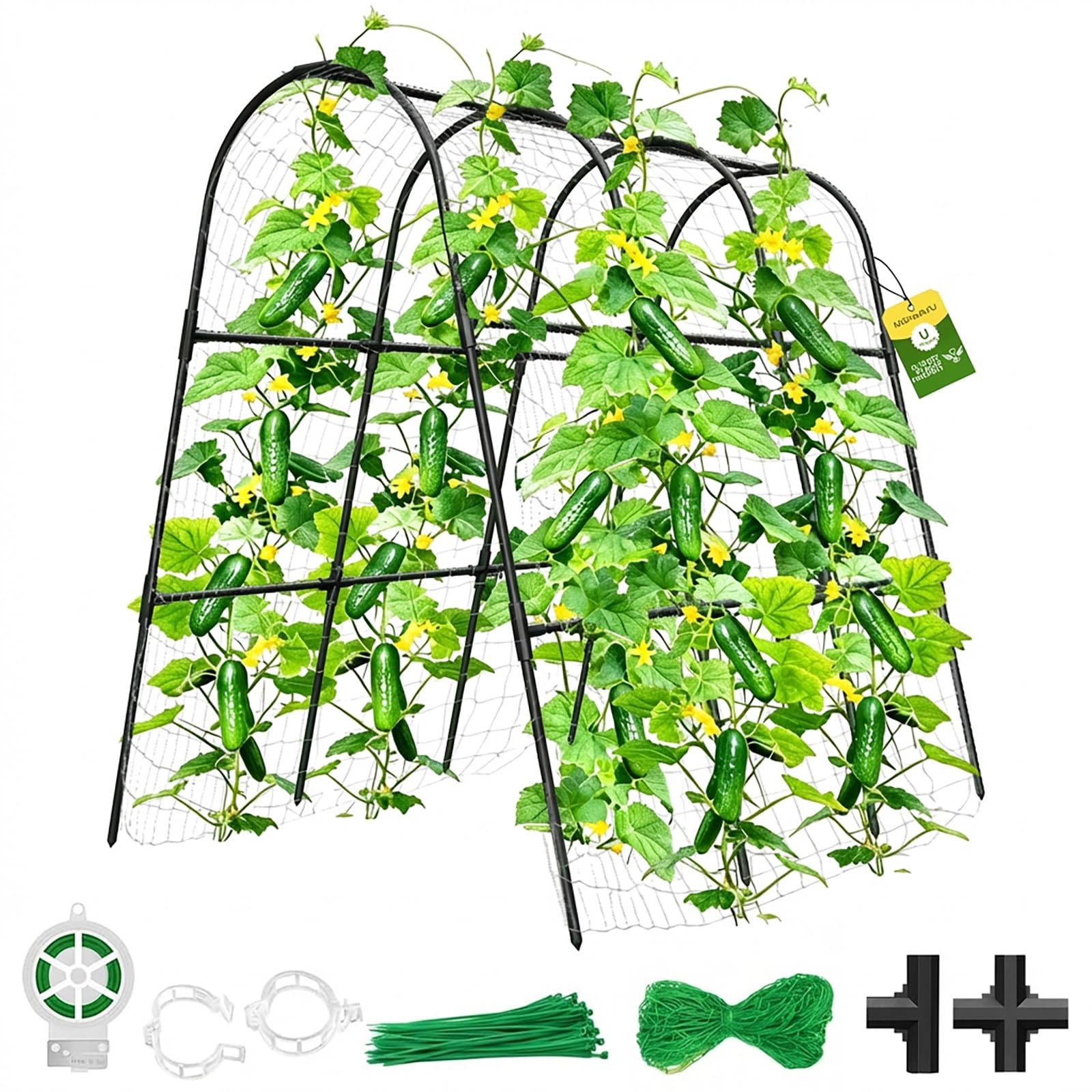 MQHUAYU U-Shape Trellis Black