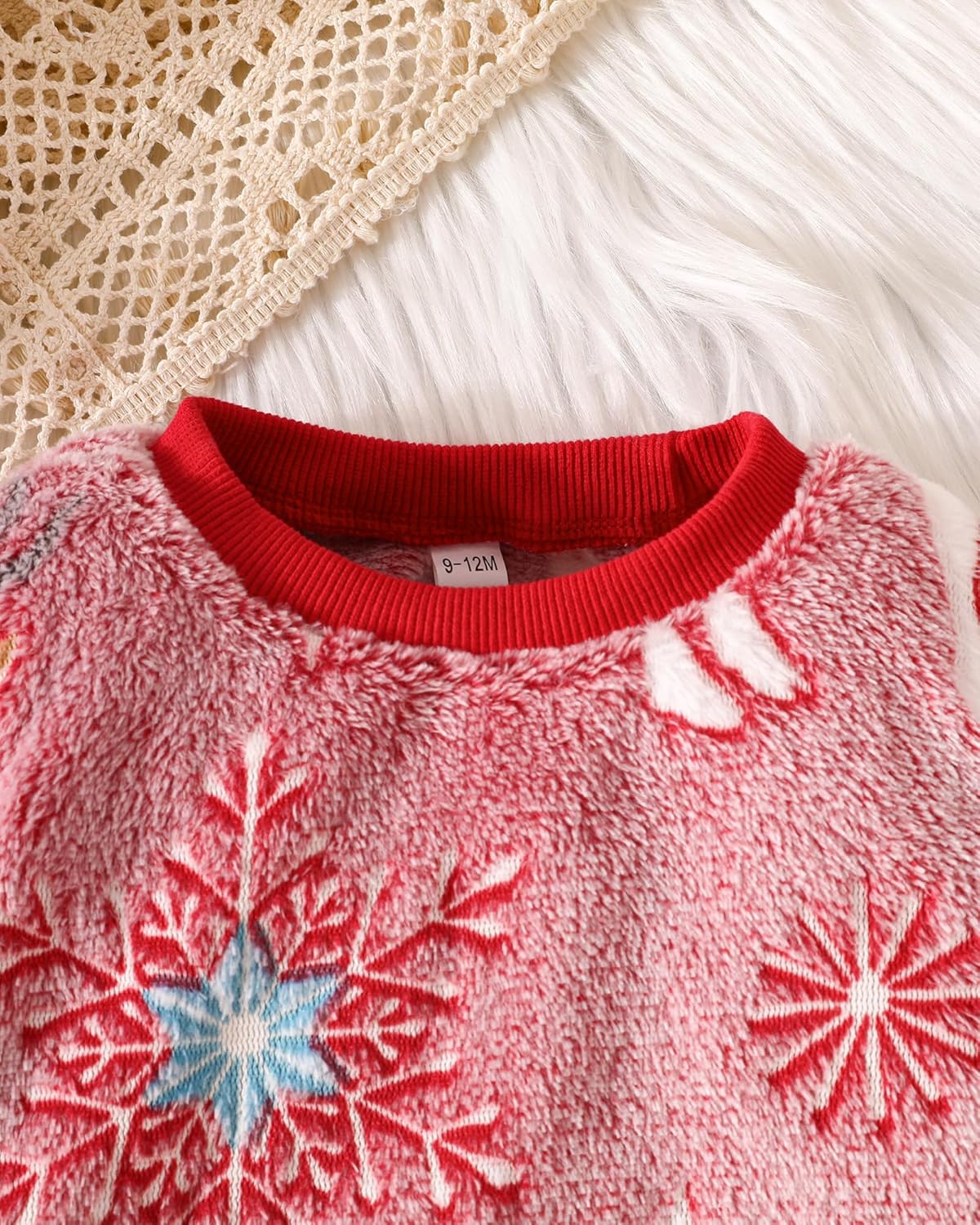 Jecson Toddler Baby Girl Clothes: Soft Fleece & Thermal Outfits Set Animal Pattern Hoodie & Pants Cute Winter Home Out 6M-4Y - Image 5