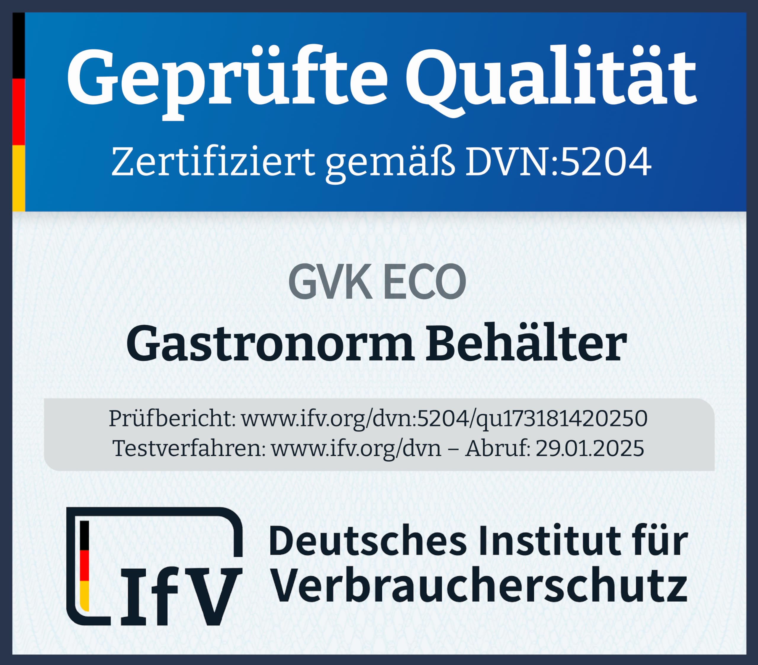 GN Deckel Gastronorm 1/1 mit Silikonrand aus Edelstahl GVK ECO