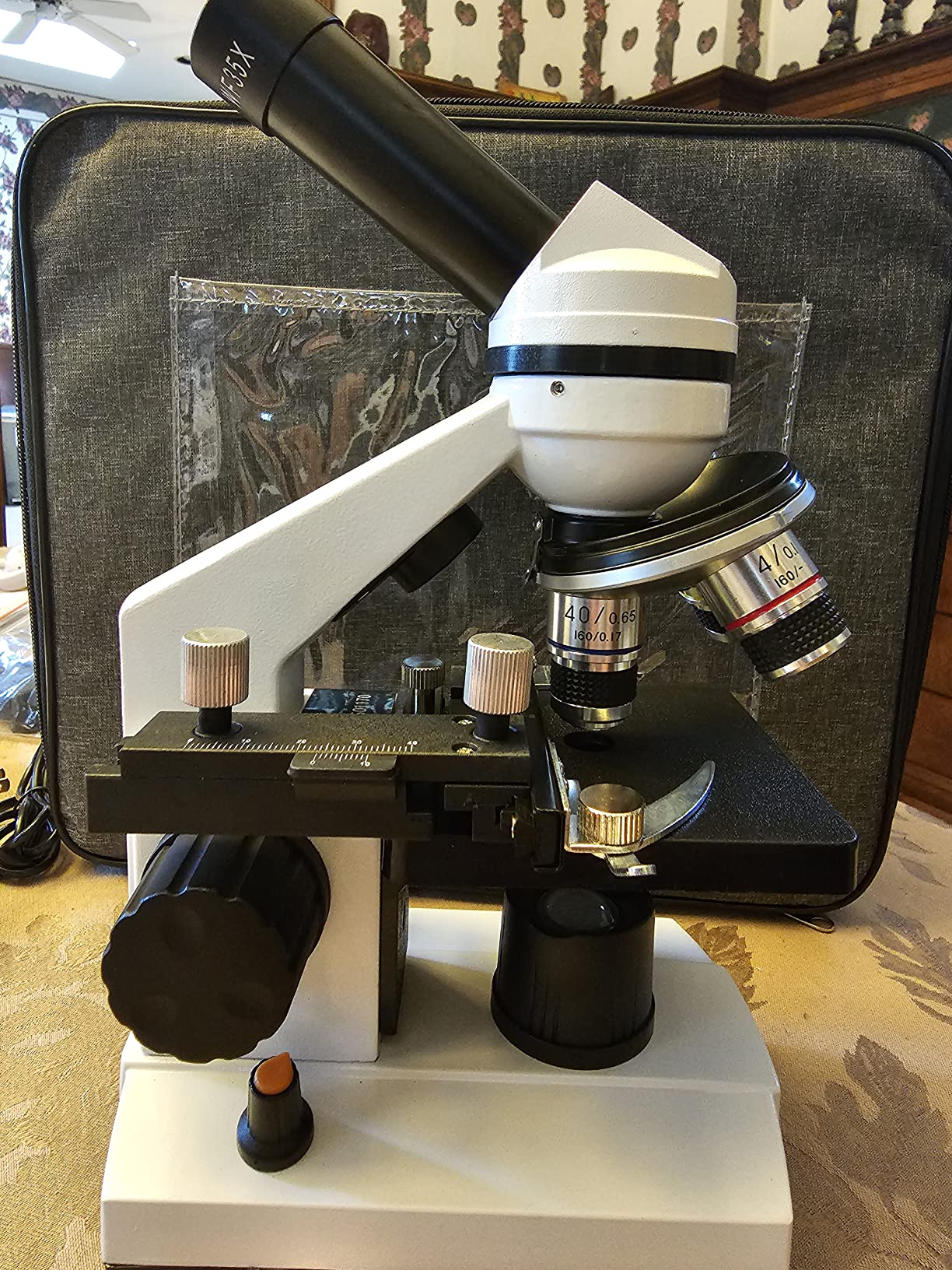 13/mo Finance Poothoh Monocular Compound Microscope 40X2000X with