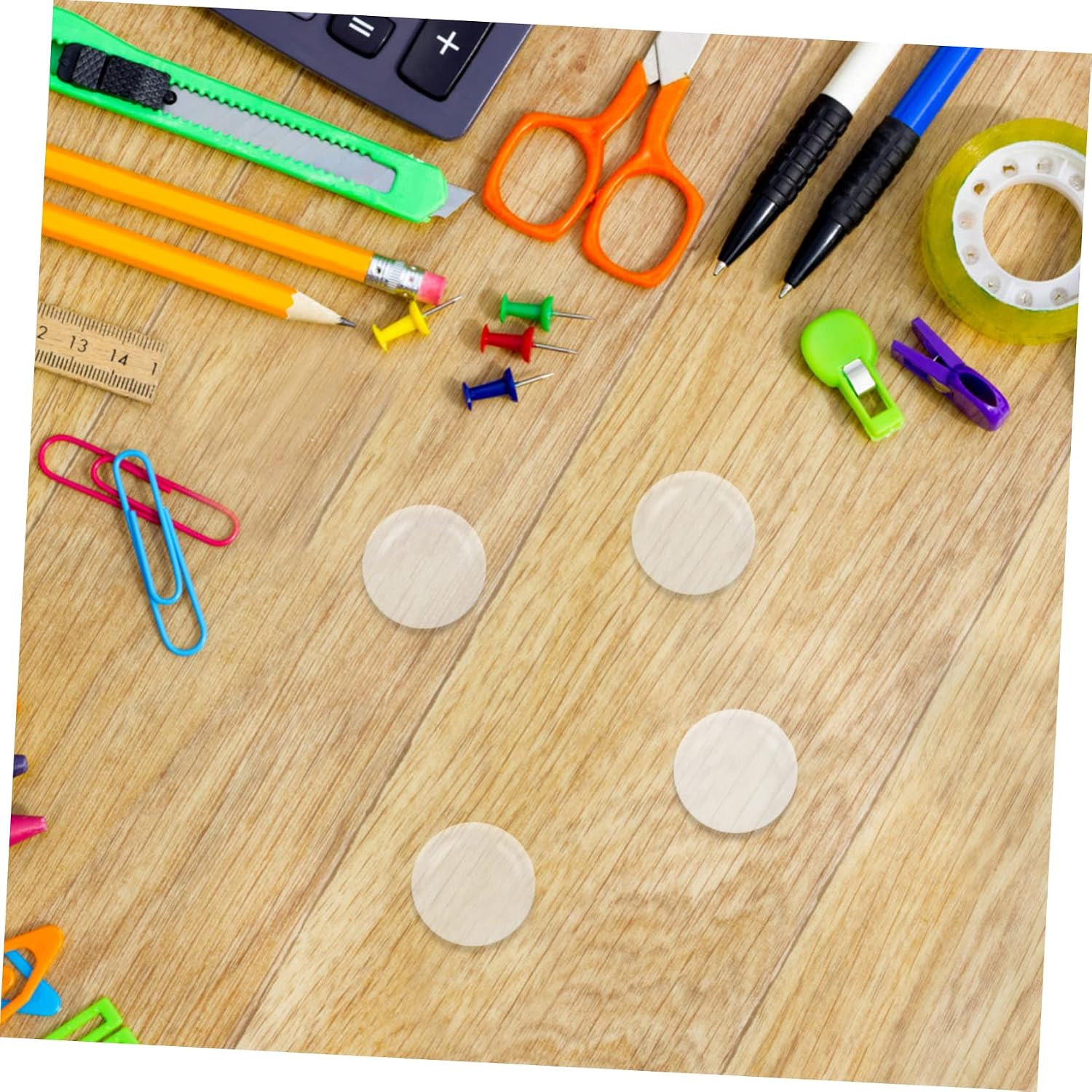 60pcs 1 Inch Acrylic Biconvex Lens Set for Science Teaching