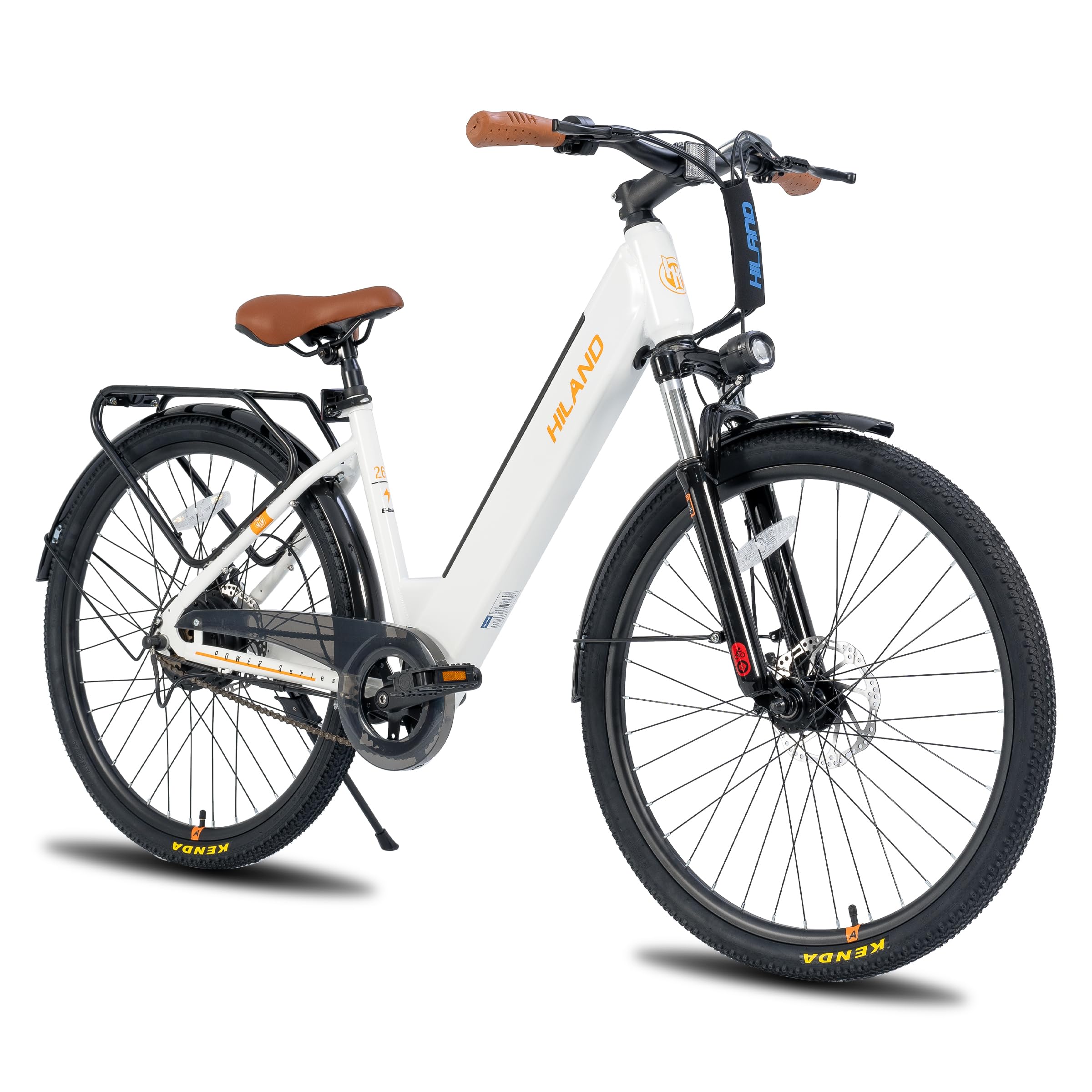 HH HILAND Electric Bike for Adults with 500W Motor, 26 Inch Men