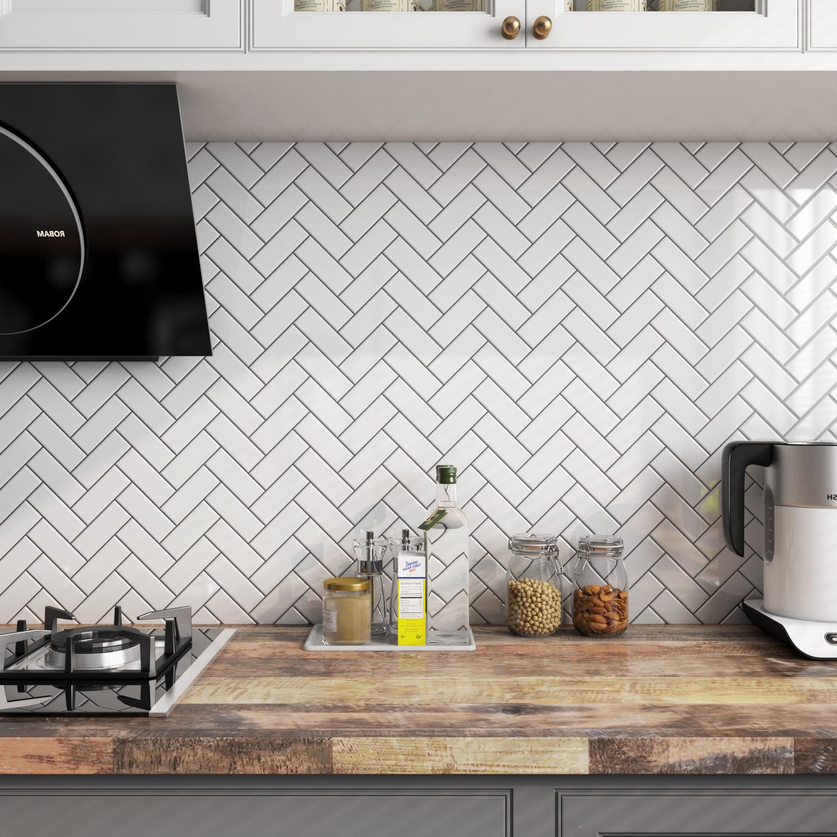 15 Piastrelle Adesive Effetto Marmo 30x30 Cm - Per Cucina E Bagno, Impermeabili E Facili Da Installare - Foto 9