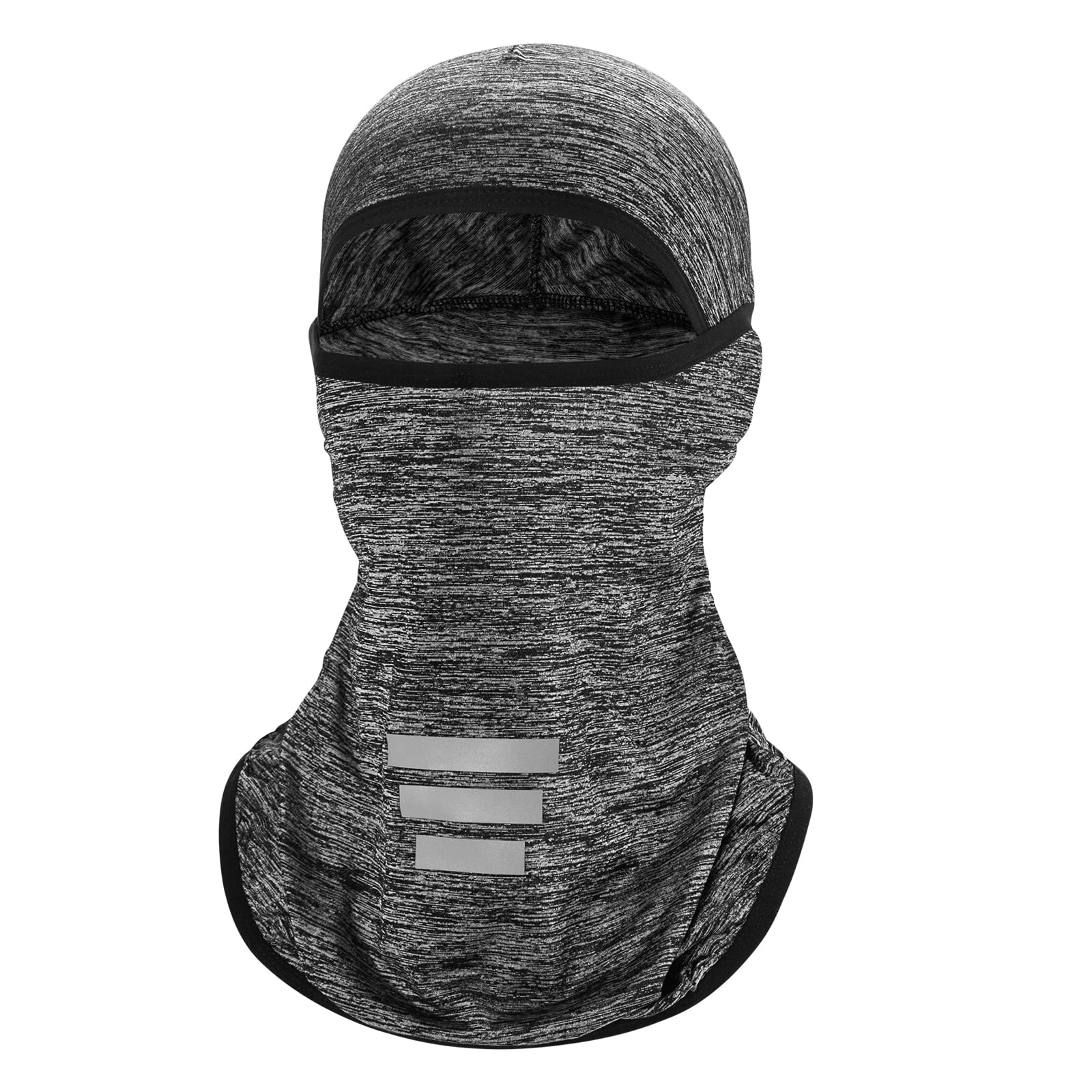 Balaclava Ski Mask Neck Gaiter for Men Women, Breathable Neck Gaiter Face Mask, UV Protector C Grey