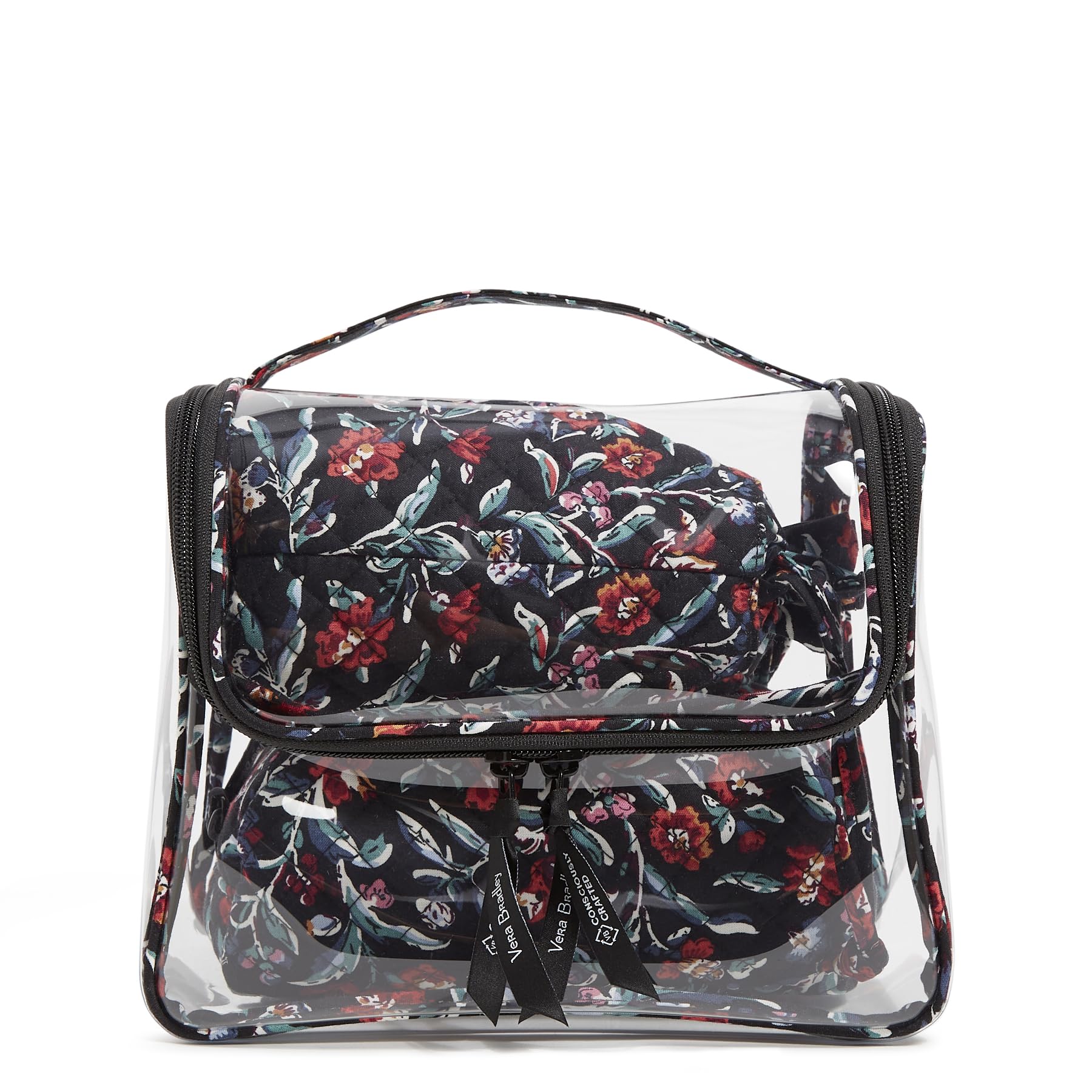Vera BradleyWomen's 3 Piece Cosmetic Makeup Organizer Bag Set