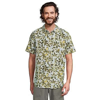 Prana Lost Sol Printed Short Sleeve Shirt Standard Fit Men