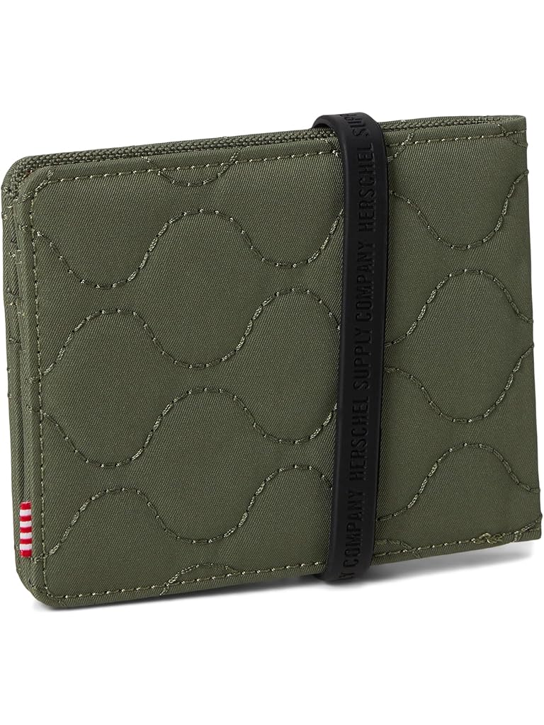 Olive Herschel Supply Co. Roy Quilted Capsule Wallet
