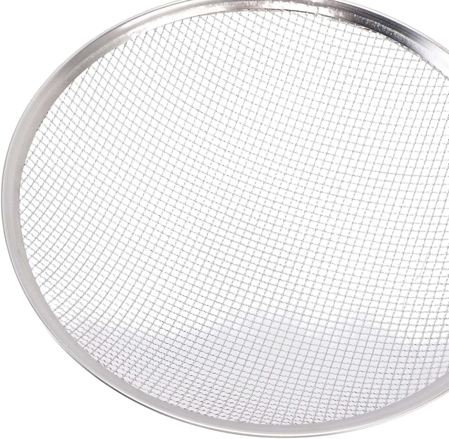 LiebeWH Stainless Steel Skimmer Spoon with Wooden Handle Fine Mesh Food Strainer for Kitchen Cooking Frying Oil Noodles Fruits Vegetables (30CM)