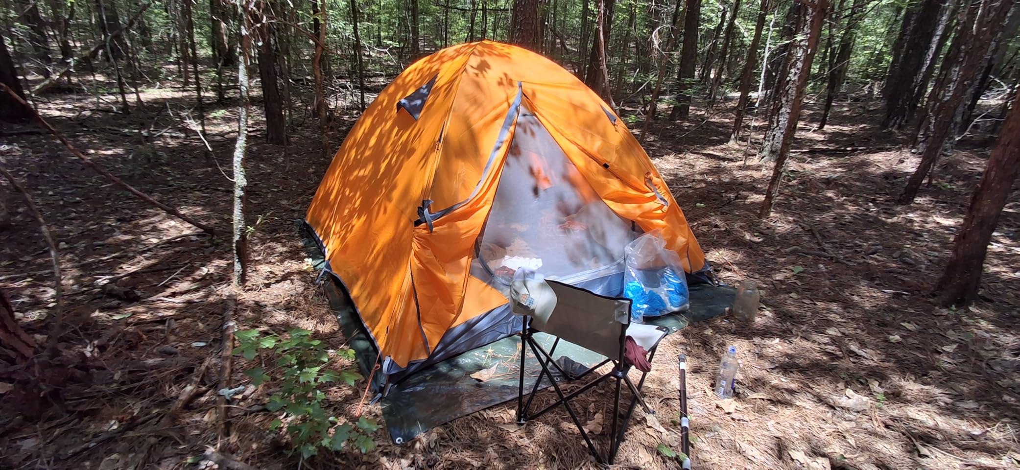 BISINNA 2/4 Person Camping Tent Lightweight Backpacking Tent Waterproof Windproof Two Doors Easy Setup Double Layer Outdoor Tents for Family Camping Hunting Hiking Mountaineering Travel customer photo 12