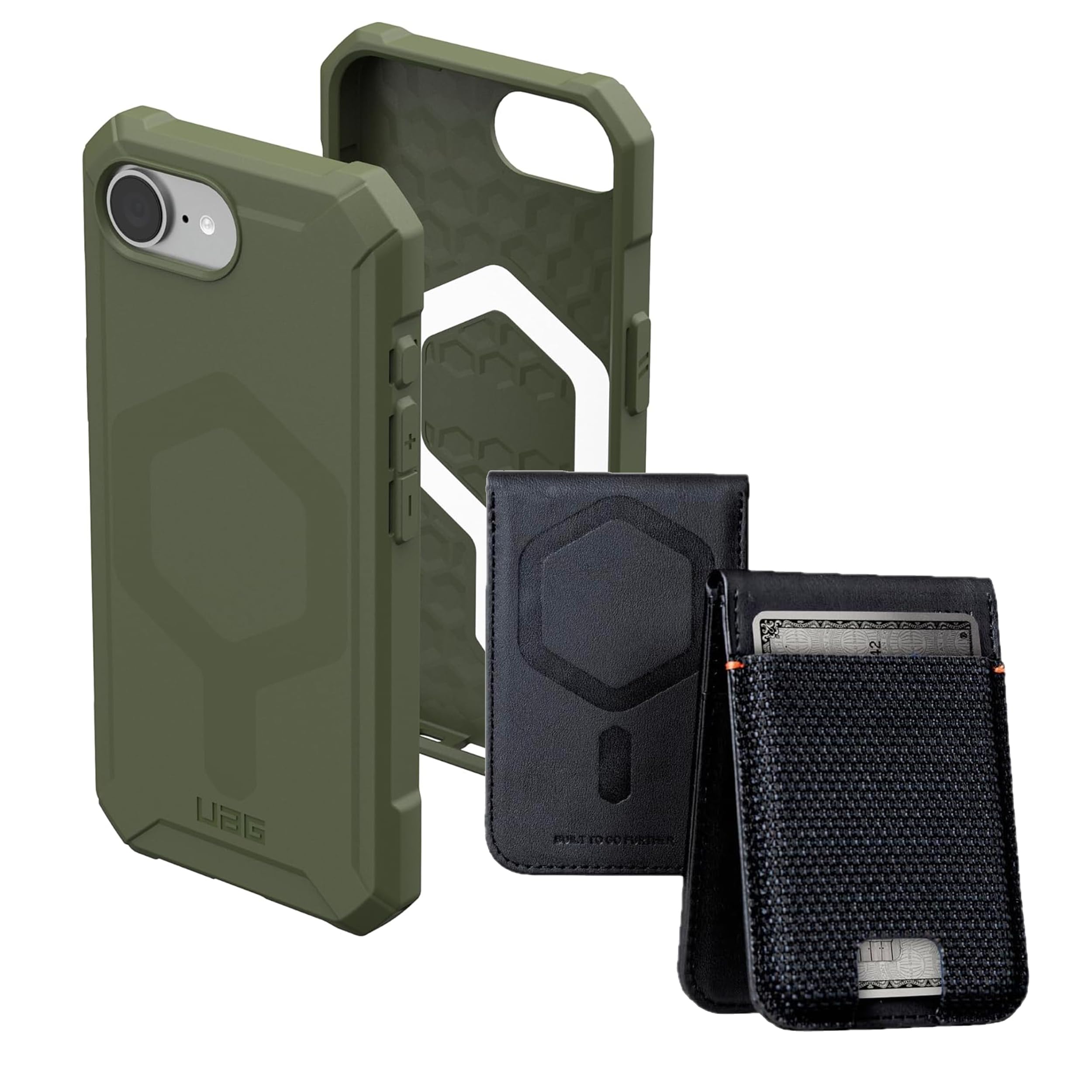 UAG iPhone 16e Essential Armor Case Bundle con portafoglio
