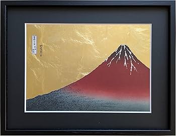 朝富士 日本画 金箔使用 法材 朝富士 日本画 金箔使用 法材 初心者向け】はじめての日本画！～金箔の