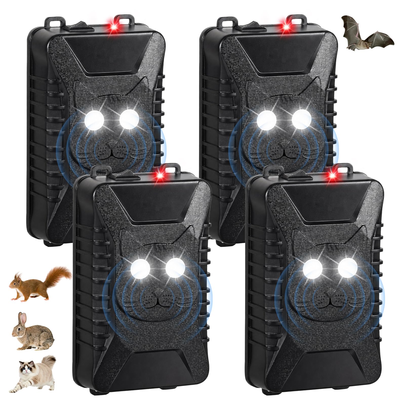 Thcritter Ultrasonic Rodent Repellent 4 Pack