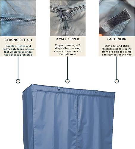 Miniatura 4 de Formosa Covers  Cubierta protectora de alambre para el hogar, cocina, oficina y garaje (varios (48 pulgadas de ancho x 24 pulgadas de profundidad x