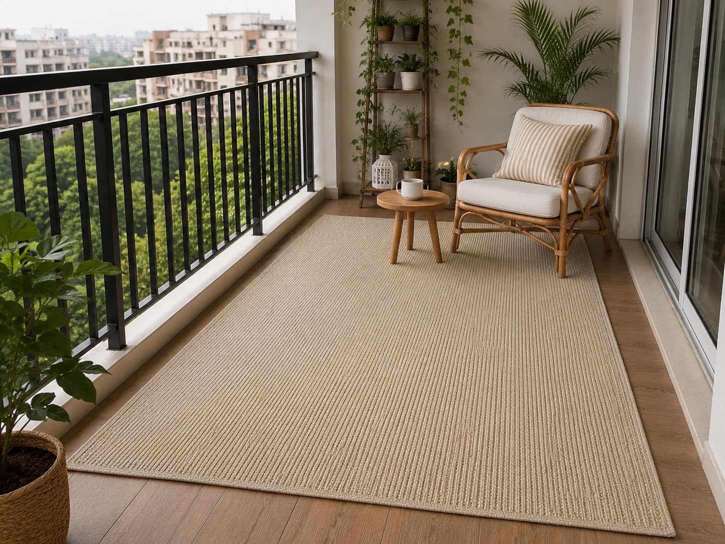 Braided Cotton Carpet (Size 11x13 feet) |– Modern Decorative Area Rug for Living Room, Bedroom, Kitchen & Balcony (Jute Mix) Area Rug Carpet-image-27