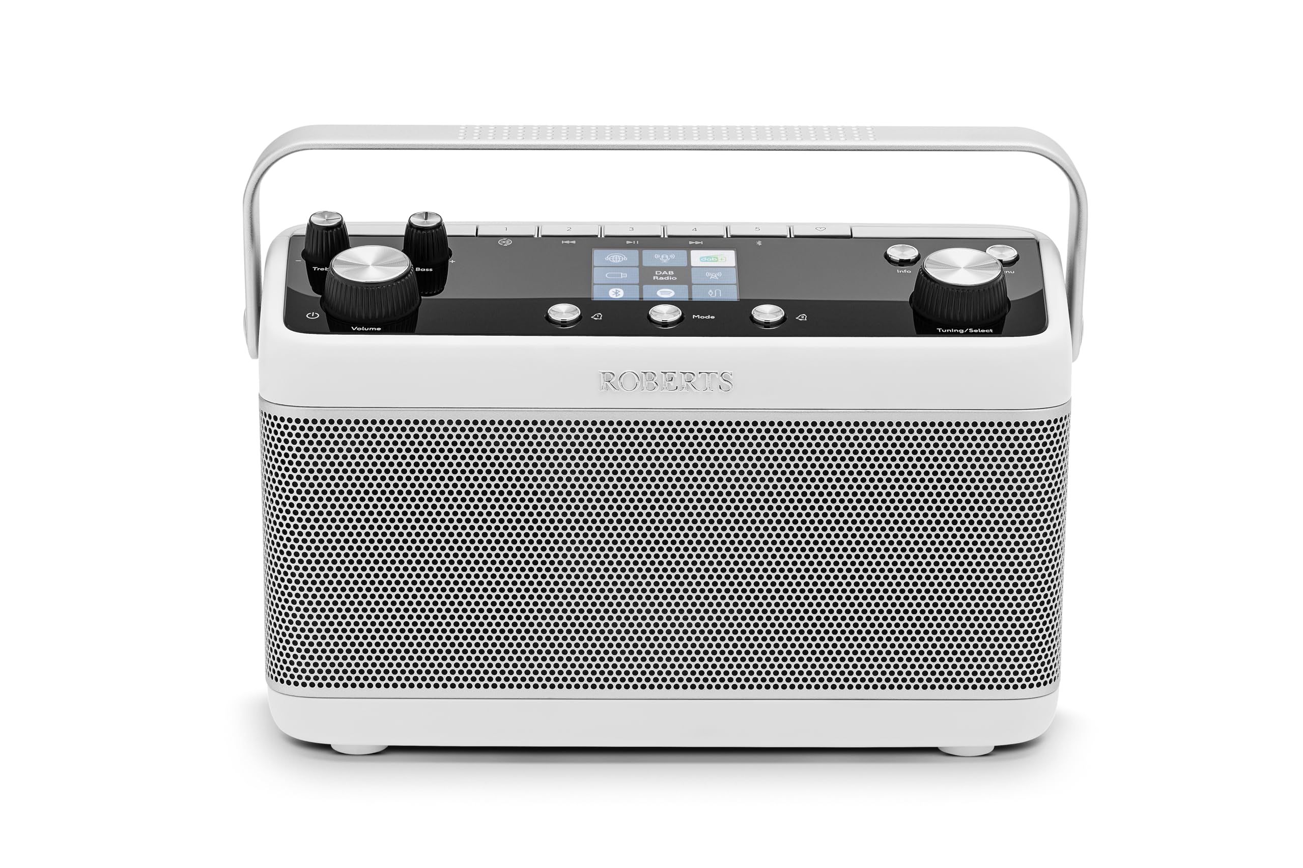 Roberts Stream 219 Internet/DAB+/FM/Bluetooth Portable Stereo Radio - White