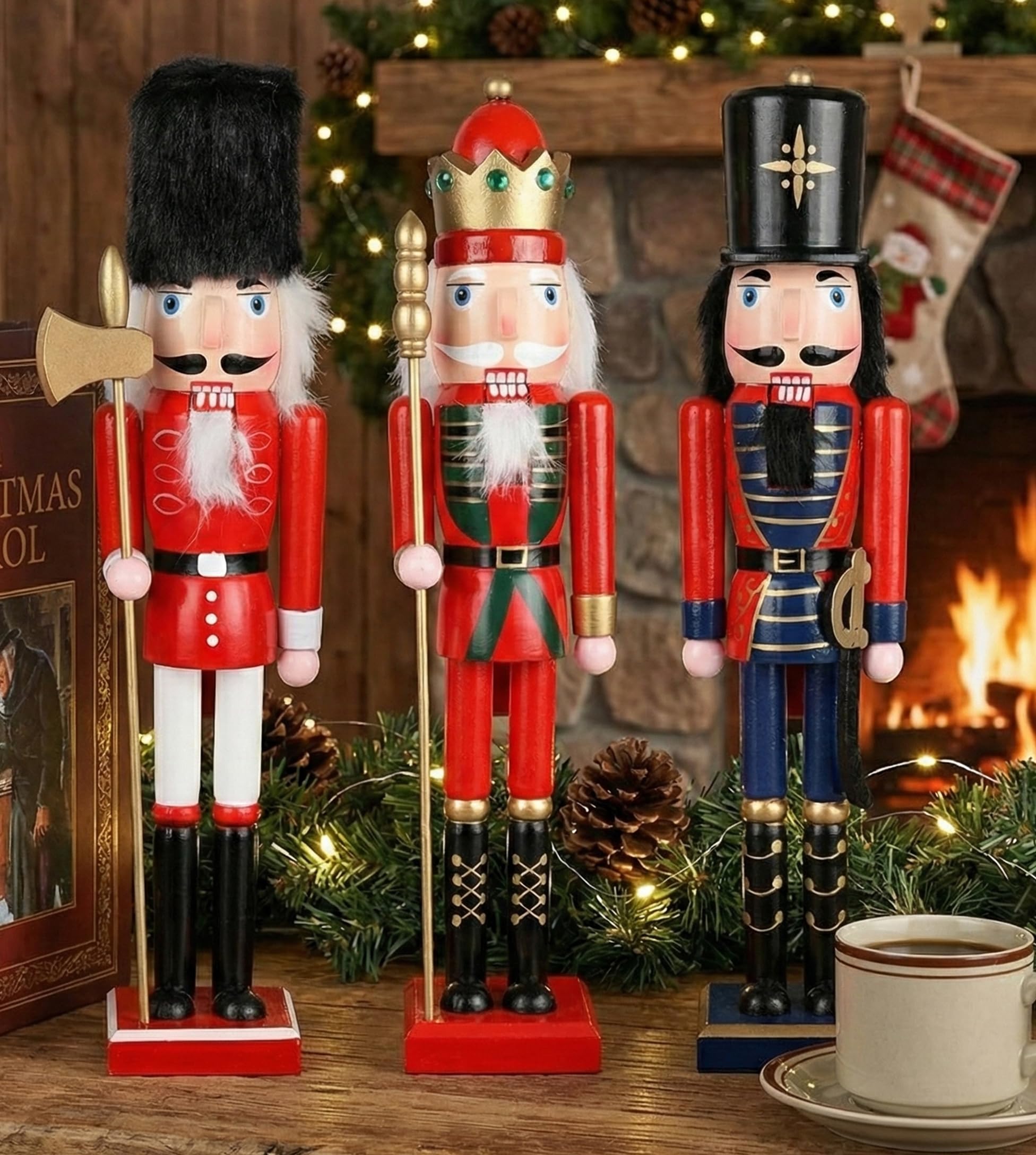 Set di 3 decorazioni natalizie in carta Doreimi