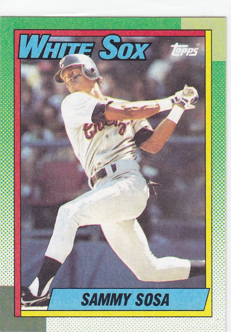 Amazon.com: (2) 1990 TOPPS SAMMY SOSA ROOKIE CARD LOT