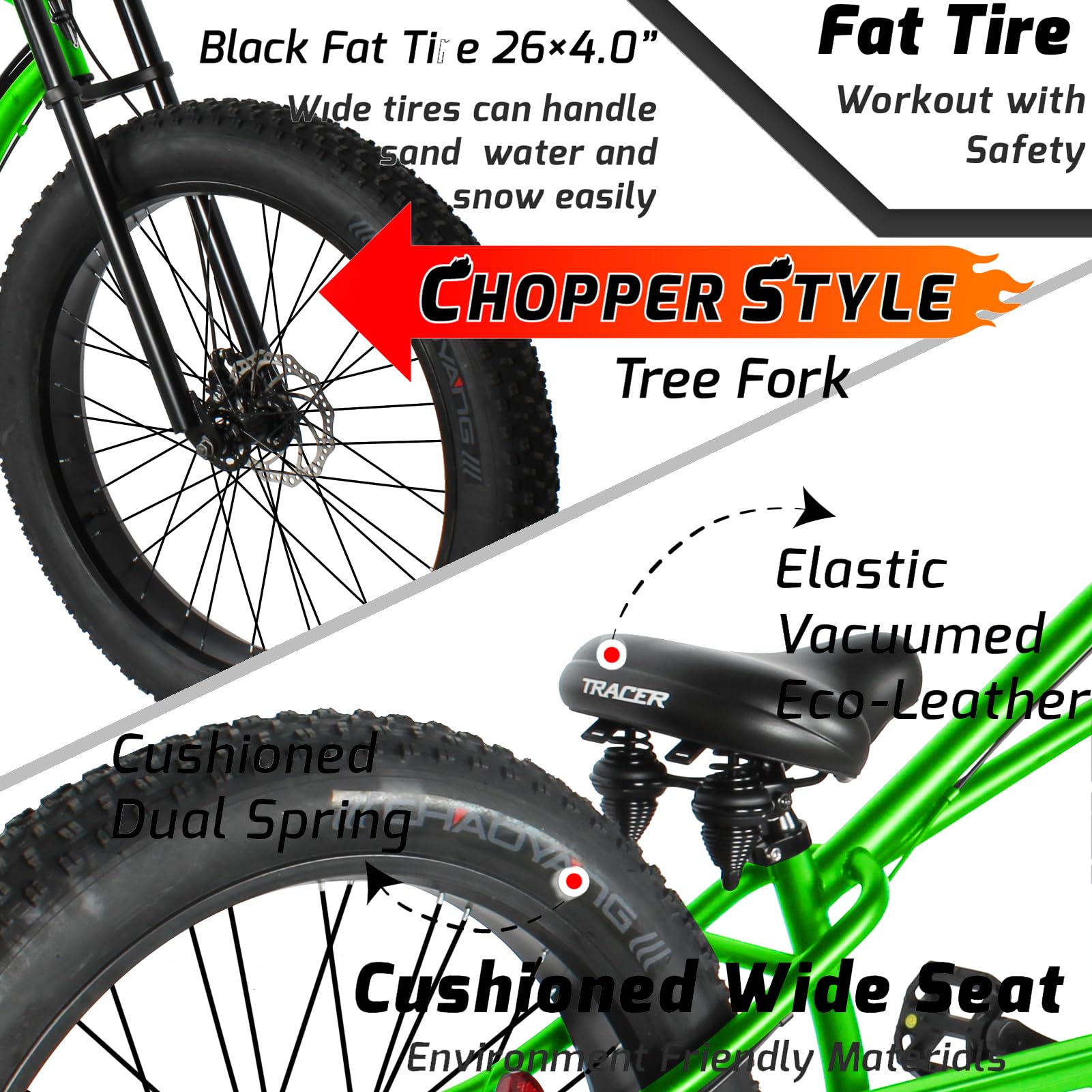 Amazon | Tracer Siena ストレッチビーチクルーザーバイク 大人