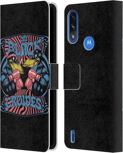 Miniatura 8 de Head Case Designs Officially Licensed The Black Crowes Artwork Graphics Leather Book Wallet Case Cover Compatible with Moto E7 PowerMoto E7i Power