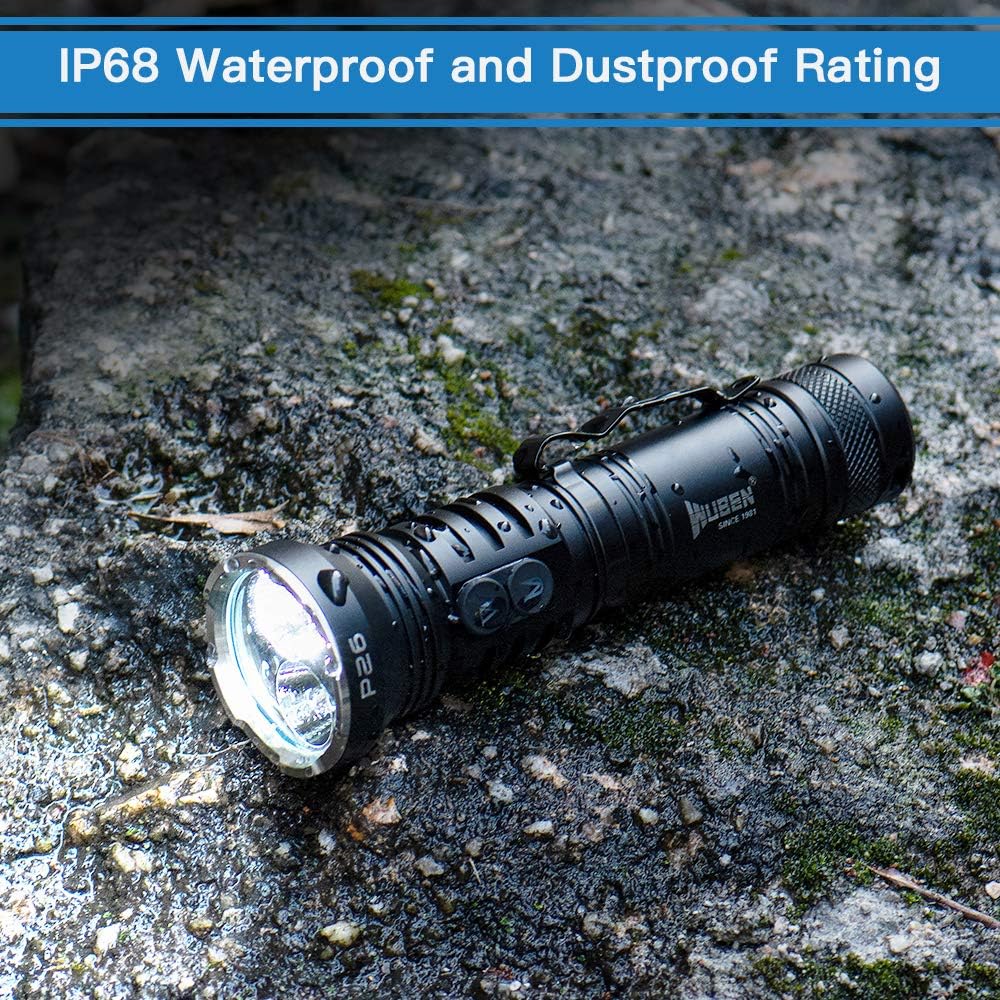 Bеѕt Prоmо WUBEN 2 in 1 Flashlight 365nm Black Light 500 Lumens White Light Waterproof Pet Urine Detector with 3 AAA Batteries Included