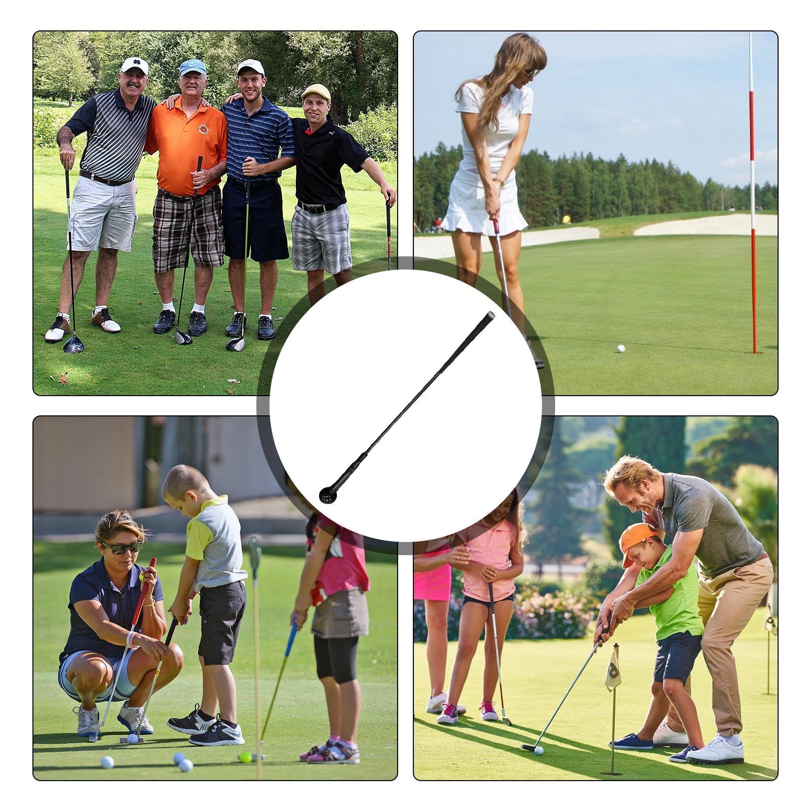 Entrenador de velocidad de swing de golf, ayuda de entrenamiento de tempo y flexibilidad, palo de calentamiento, agarre y corrección, profesional para mejorar la habilidad, fuerza y camino de swing
