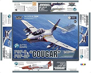 Kitty Hawk KTH80127 1:48 F9F-8 / F9F-8P Cougar [Model Building KIT] - coolthings.us