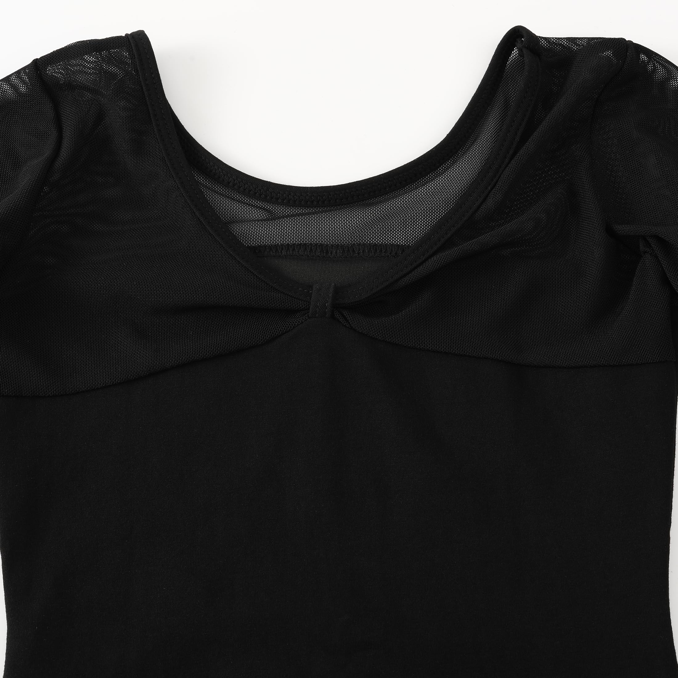 Maillot Ballet Niña Manga Larga 3/4 Danza Bailarina Gimnasia
