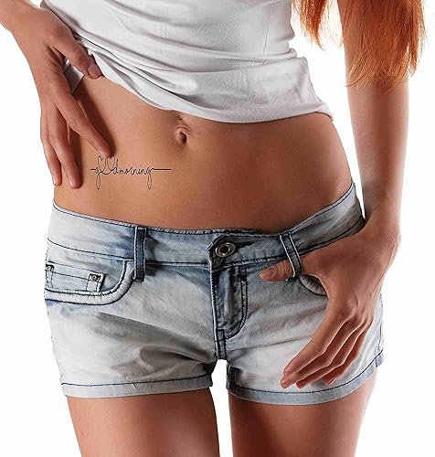 Miniatura 4 de 6 hojas de tatuajes temporales, flechas bohemias, acuarela, pájaro, plumas, palabras inspiradoras, caligrafía, frase, cita, mano, tatuaje temporal,