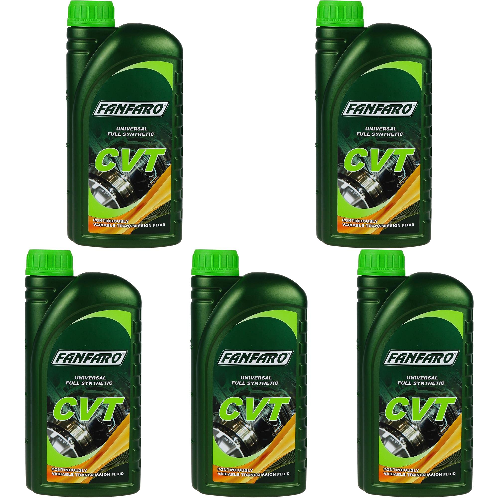 Set 85459387 FF8601-1 5x1 Liter Original FANFARO Automatikgetriebeöl CVT Automatic Gear Oil Öl