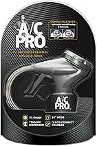 InterDynamics Car Air Conditiioner Gauge and Hose by InterDynamics, A/C Pro Air Conditioner Recharge Gauge and Dispenser for Cars, Trucks, 24 In Hose