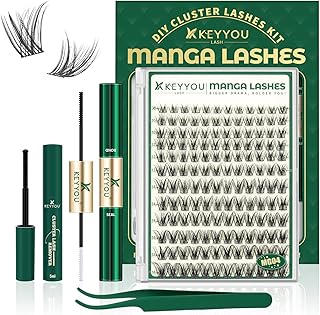 KEYYOULASH - Kit de racimos de pestañas de ma...
