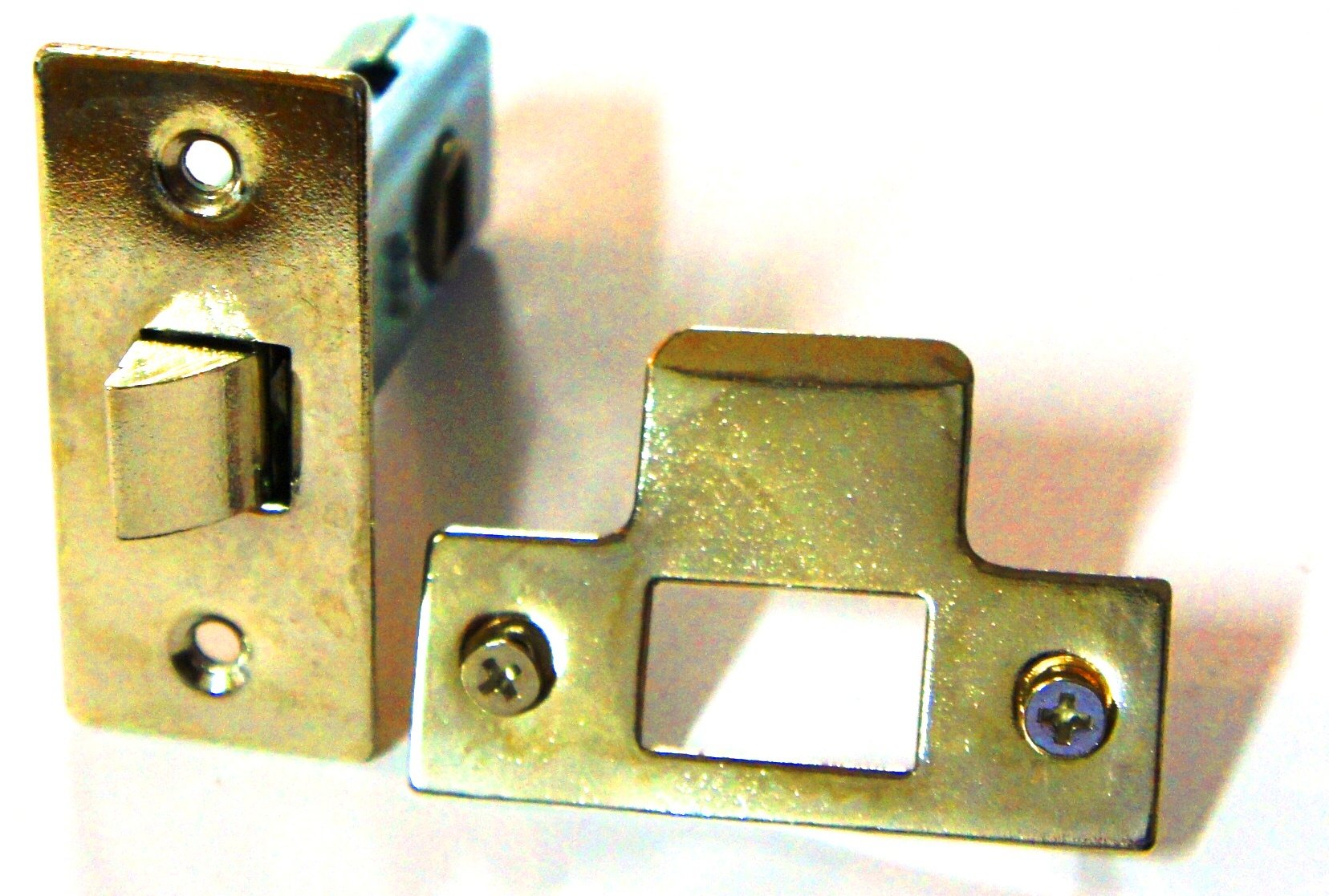 72mm Tubular Mortice Latch - Polished Brass Finish