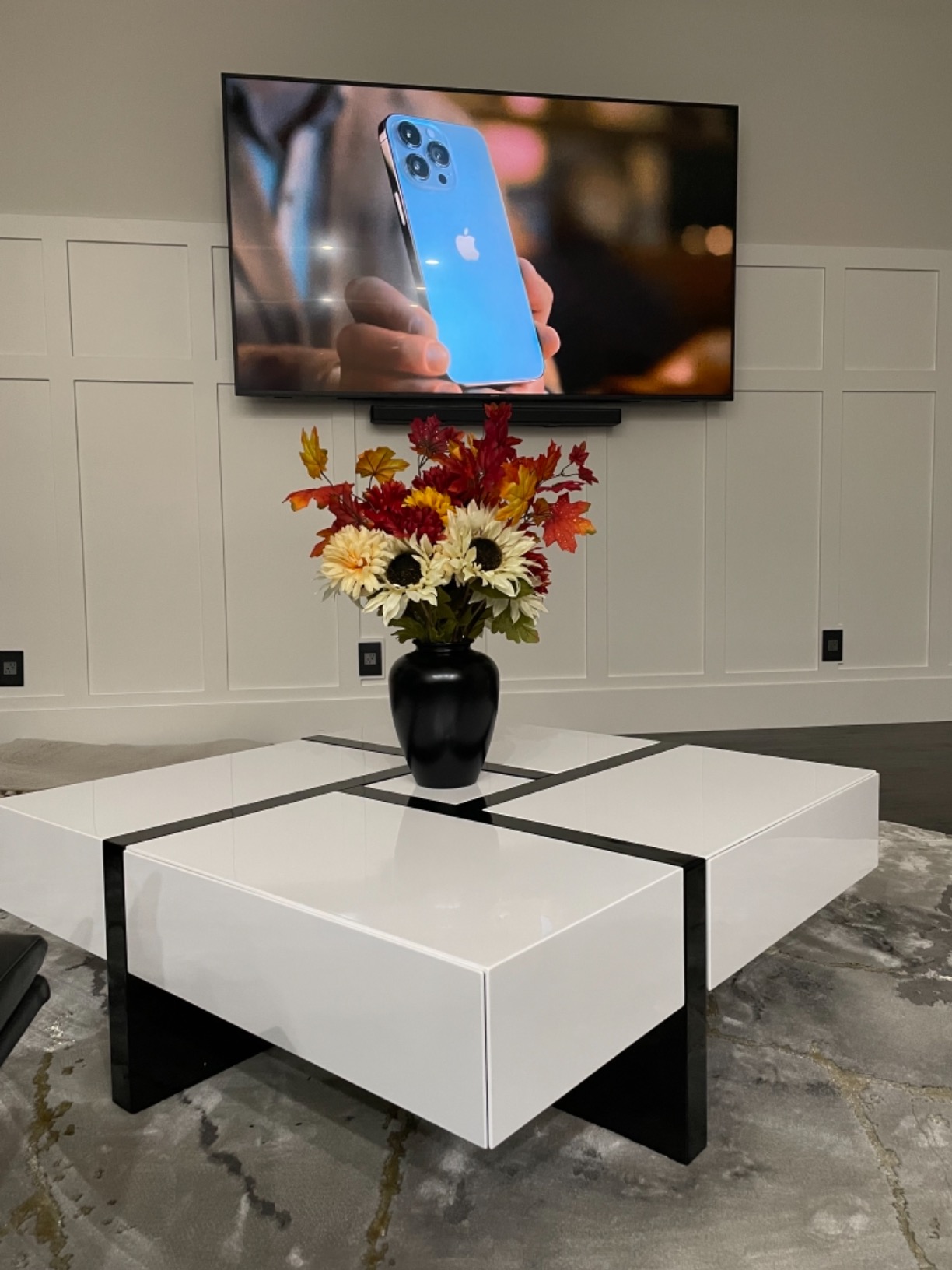 27/mo Finance Zuri Furniture Modern Mcintosh 40" Square Coffee Table