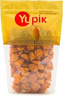Yupik Spicy Crackers, Seasoned Rice Crackers Snack, 0.45Kg