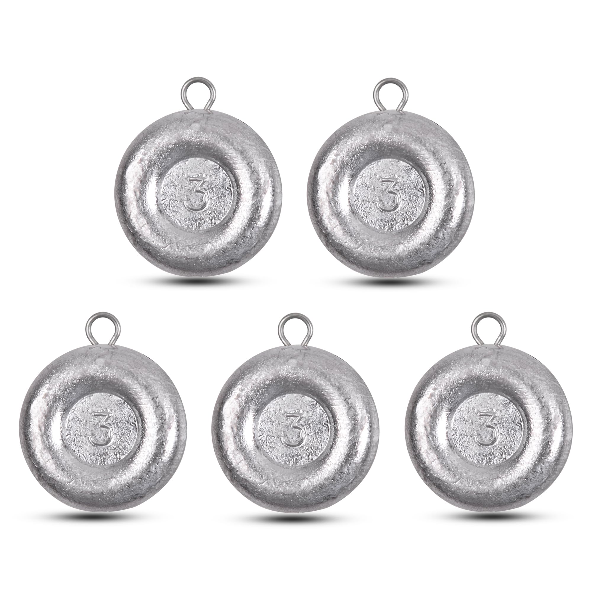 Disc Sinkers Fishing Weights Coin Sinker Weights Saltwater Surf Fishing Weights Bottom Drifting Trolling Catfishing Gear Tackle Fishing Sinker Weights