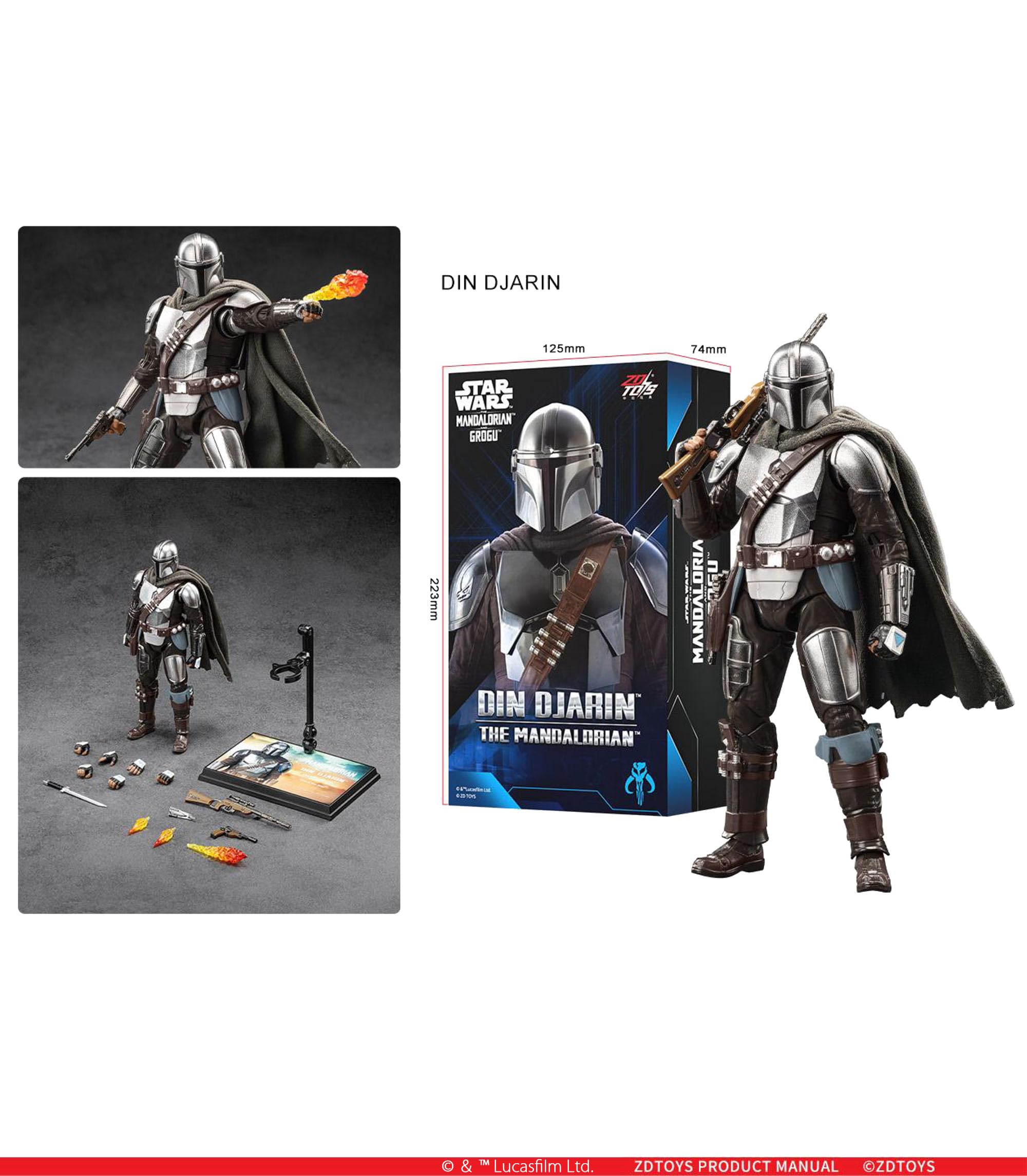 ZD toys Infinity Action Xシリーズ ディン・ジャリン Amazon | 童友社 (Doyusha) ZD toys Infinity Action Xシリーズ ディン