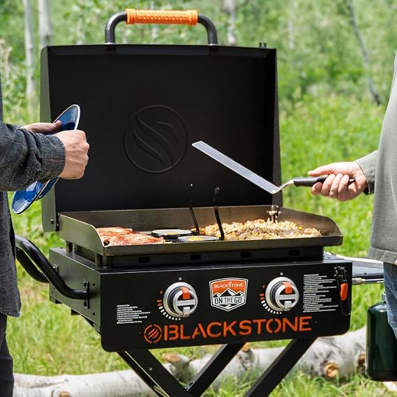 Blackstone 22 Inch Griddle - Portable Blackstone Omnivore Grill with Flexfold Legs, Includes Accessories
